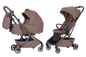 Коляска универсальная Magia CRL-6555 (2in1) Glace Pink CARRELLO