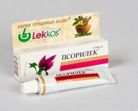Псорілєк крем-бальзам трав'яний від псоріазу, екземи 15г.