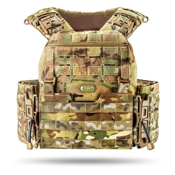 Плитоноска М7 PRO GEN 15x30 + 7 підсумків Мультикам | Зображення 2