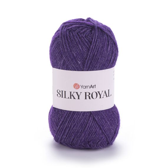Пряжа YarnArt Silky Royal № 434 (Ярнарт Сілкі Роял) – 65% меринос, 35% шовк, 50 г / 140 м