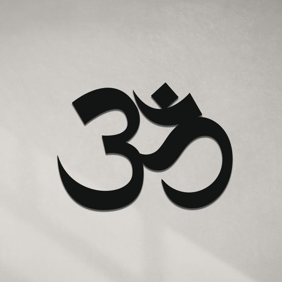 Панно декоративне картина на стіну Знак Ом 400х300 acr-p000243