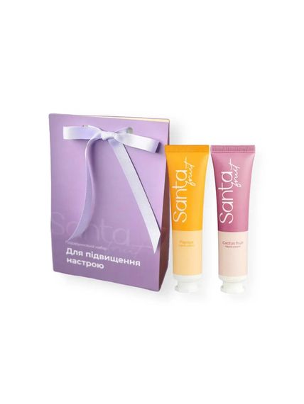 Подарунковий набір кремів для рук Santa Fruit