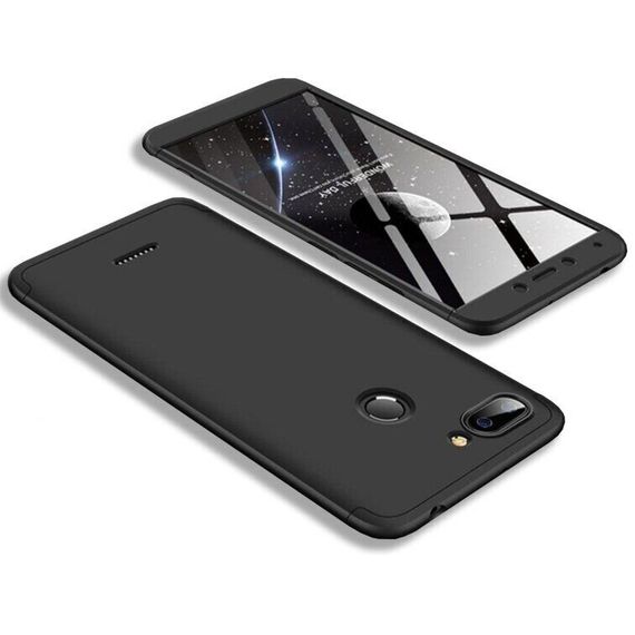 Чохол GKK 360 градусів для Xiaomi Redmi 6 колір Чорний | Зображення 1