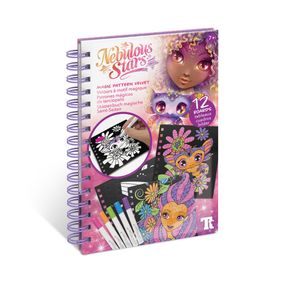 Набор для творчества Раскраска: Узоры на бархате Nebulous Stars 11026, 5 мини маркеров