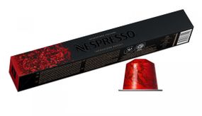 Крепкий кофе в капсулах Nespresso Napoli 13 тубус 10 шт Неспрессо купаж крепкого кофе Наполи