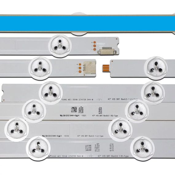 LED підсвітка LG TV 47" V15 DRT REV0.5 REV0.6 6916-1933A 6916L-1935A 6916L-2112A 6916L-2113A 16шт. | Зображення 1