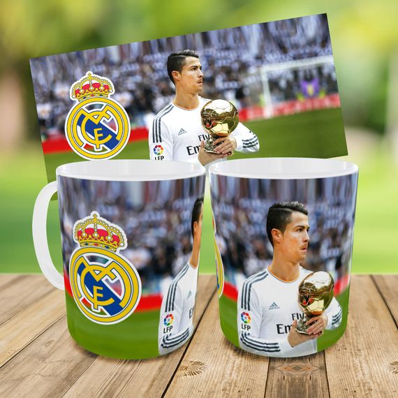 Набор детский Футбол Криштиану Роналду рюкзак 36х27см сумка-бананка,кружка с принтом для мальчика (01613) | Зображення 8