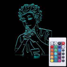 Акриловий світильник-нічник з пультом 16 кольорів Тендо Саторі tty-n001638