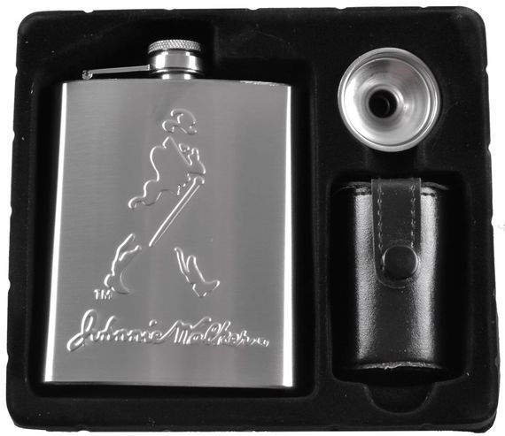Подарочный набор с флягой и рюмками "Johnnie Walker" QK-166