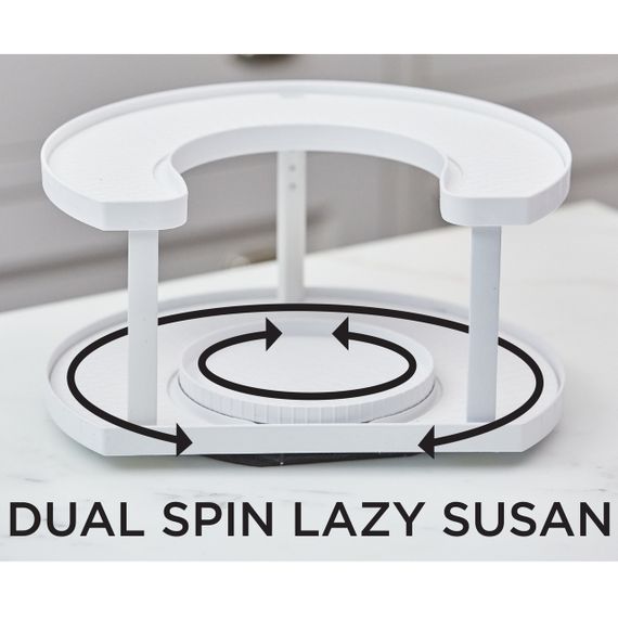 Спеціалістка Spice Spinner Two-Tiered Spice Organizer незамінна помічниця QN-206 в будинку | Зображення 4