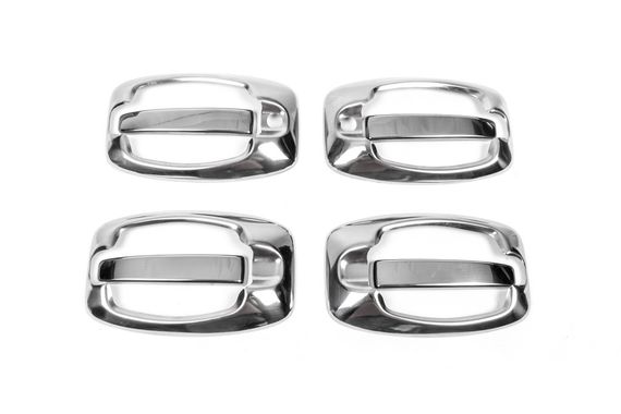 Накладки на ручки (нерж.) Накладки на ручки (4 части) для Peugeot Boxer 2006-2024 и | Зображення 1