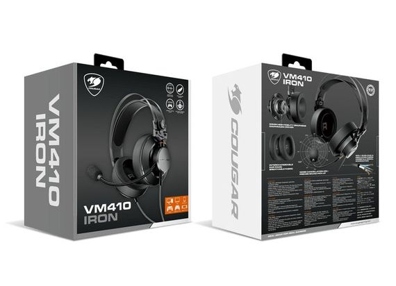 Ігрова гарнітура закритого типу Cougar VM410 Iron | Зображення 7