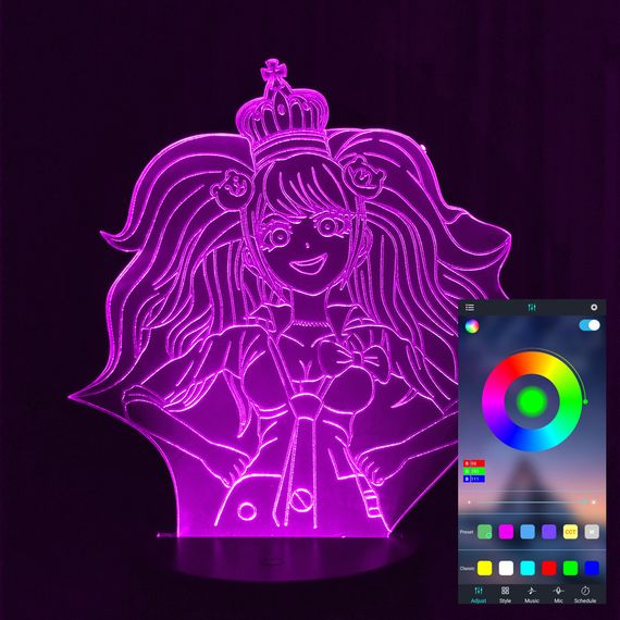 Акриловий світильник-нічник керування з телефона Джюнко Еношіма tty-n000428