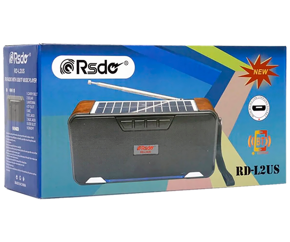 Портативне радіо з сонячною батареєю Rdso RD-L2US (46349-RD-L2US_167) | Зображення 7