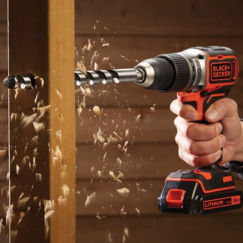 Дрель-шуруповерт аккумуляторная бесщёточная ударная BLACK+DECKER BL188KB | Зображення 4