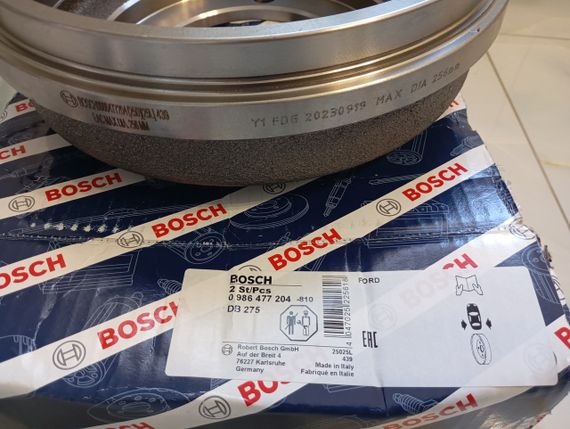 Барабан гальмівний задній ФОРД ТРАНЗИТ , FORD TRANSIT 2000-2014 BOSCH | Зображення 2