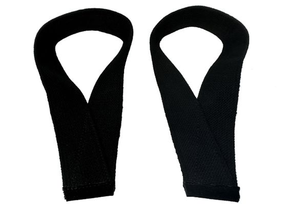 Лямки атлетичні EasyFit Delta для тягової тяги чорні (EF-0040) | Зображення 2