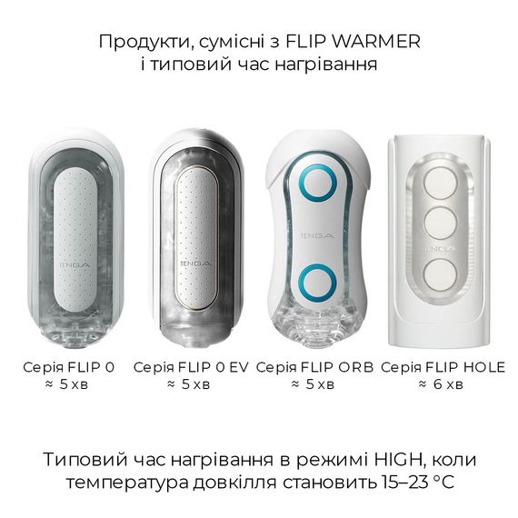 Набор мастурбатора с нагревателем Tenga Flip Zero Red + Flip Warmer | Зображення 5