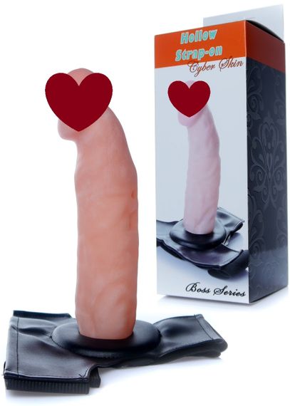 Протез-полый ремешок-киберкожа sexstyle