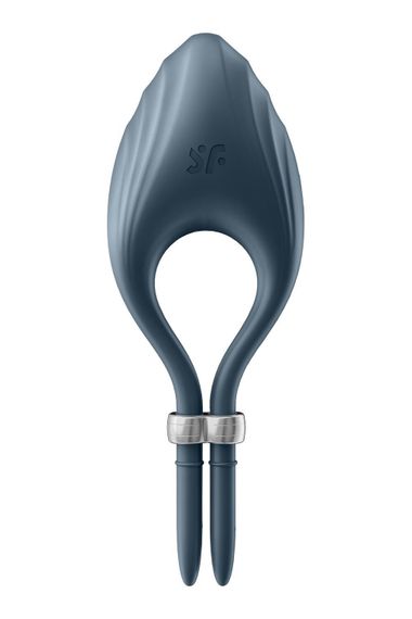 Эрекционное вибокольцо лассо Satisfyer Duelist Dark Blue, 10 режимов, мощный мотор | Зображення 1