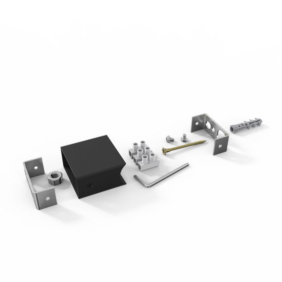 Модуль прихованого ел.підключення (для круглої стійки Ø 30) Чорний | Зображення 2