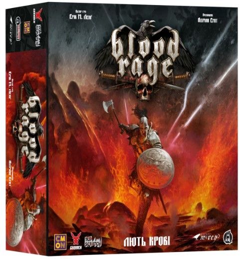 Настольная игра Кровь и Ярость (Blood Rage) укр.
