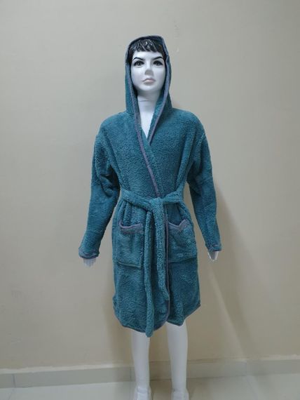 Халат Zeron 128084 Туреччина   Велсофт Блакитний