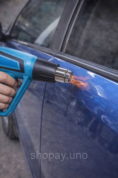 Фен промисловий Hot Air Gun 1600W 4 насадки X512 | Зображення 1
