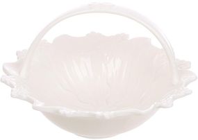 Цукерниця порцелянова "White City Flower" Ø15.5см з ручкою