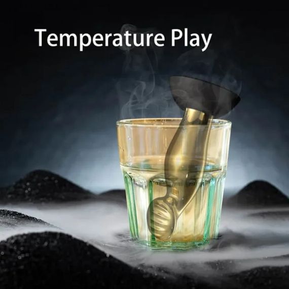 Масажер простати металевий золото з вібрацією Lockink sexstyle | Зображення 5