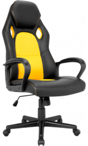 Кресло геймерское GT Racer X-2640 BlackYellow
