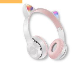 Наушники беспроводные ушки XPRO XY-204 с LED подсветкой белые (41168-XY-204_277)