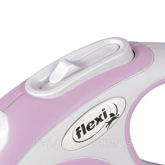 Поводок-рулетка Flexi для собак New Comfort лента розовая размер XS 3 м/ 12 кг | Зображення 2