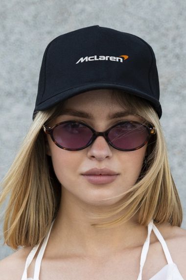 Кепка бейсболка тракер Without з принтом McLaren Black | Зображення 5