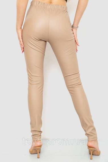 Лосини жіночі цвіт бежевий розмір M FA_007419 | Зображення 3