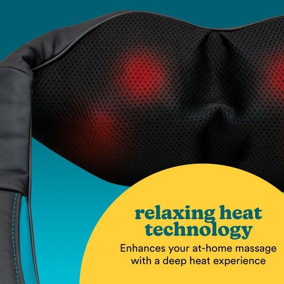 Масажер для шиї та плечей Shiatsu + Heat | Зображення 3