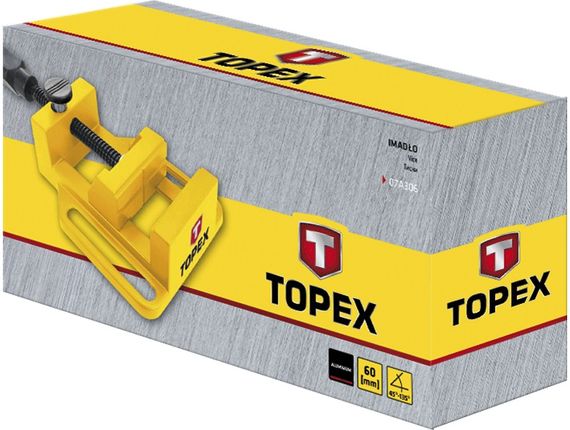 Тиски TOPEX 60 мм (07A306) | Зображення 1