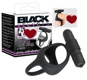 Кольцо для пениса и мошонки с вибрацией sexstyle