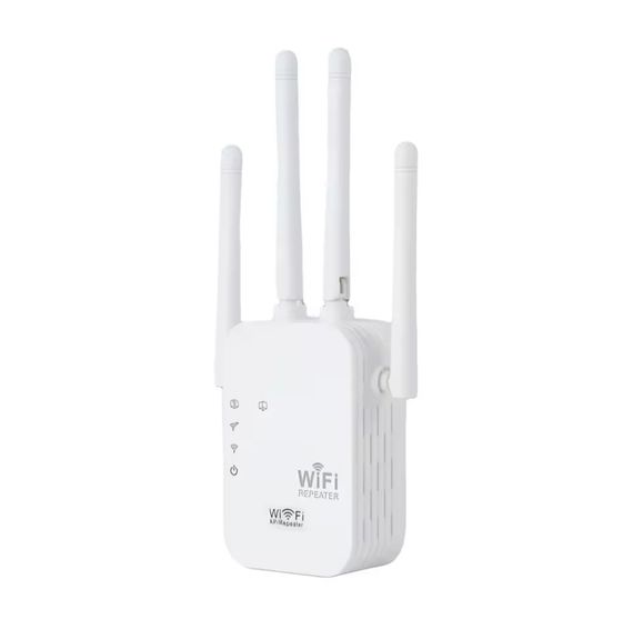 Беспроводной Wi-Fi усилитель-повторитель (репитер) сигнала 300 Мбит/с, 2.4 ГГц, с удлинением радиуса действия