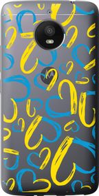 Чехол на Motorola Moto E4 Plus Сердца UA "5292u-1000-17620"