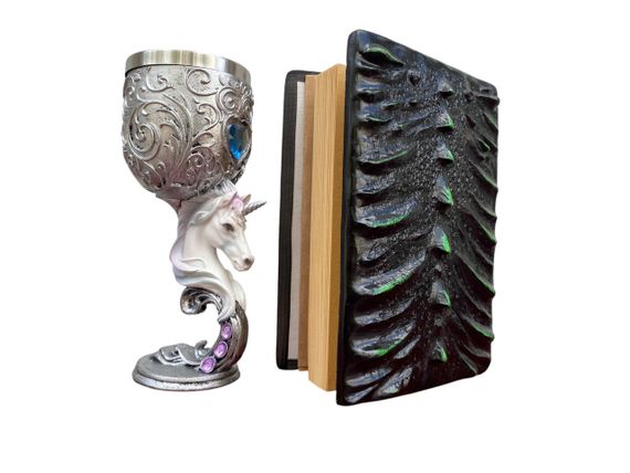 Подарунковий набір Келих 3D Єдиноріг і Блокнот 3D «Око Лісового Дракона» | Зображення 1