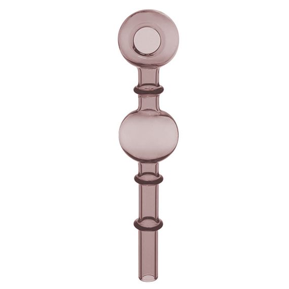 Кальян Стеклянная Трубка Колба 15 см "Oil Pipe Two Balls Pink"