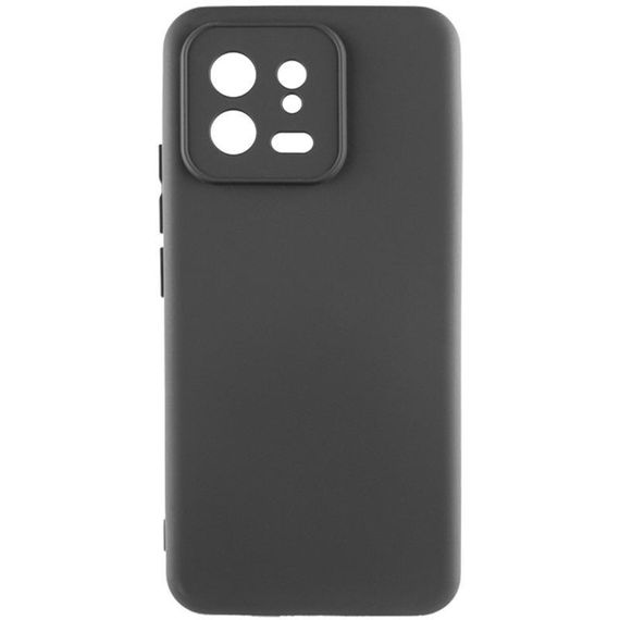 Чохол TPU GETMAN Liquid Silk Full Camera для Xiaomi 13 Pro Чорний / Black