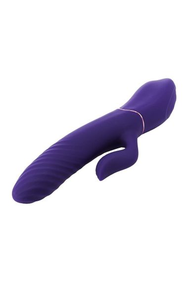 Подвійний вібратор-кролик Dream Toys Vibes of Love з функцією підігріву, фіолетовий sexstyle | Зображення 7