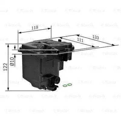 Фільтр паливний MINI MINI, FIAT SCUDO, BOSCH (0450907006) | Зображення 4