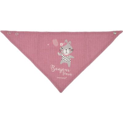 Слюнявчик Canpol babies Bonjour Paris 2 шт Розовый (26/900_pin) | Зображення 3