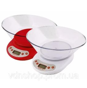 Весы кухонные до 5 кг с чашкой D&T Smart DT-02