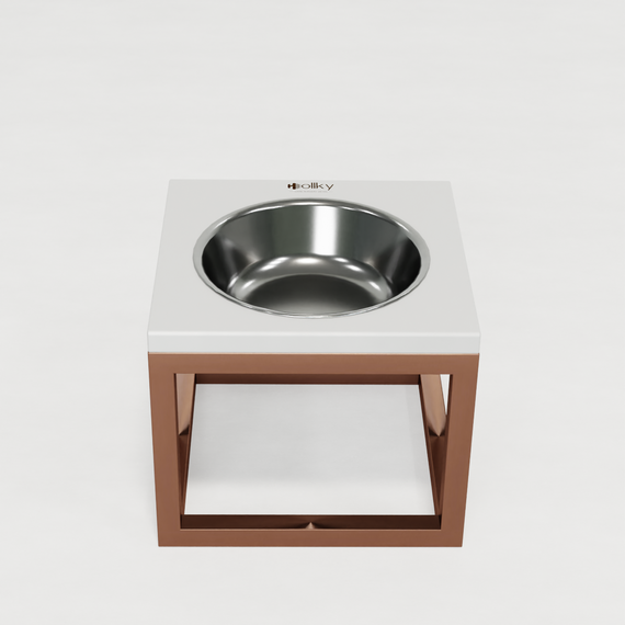 Миска на подставке для больших собак Hollky Base Solo XL (1 × 1,8 л) Solo XL-262620-GLWH | Зображення 9