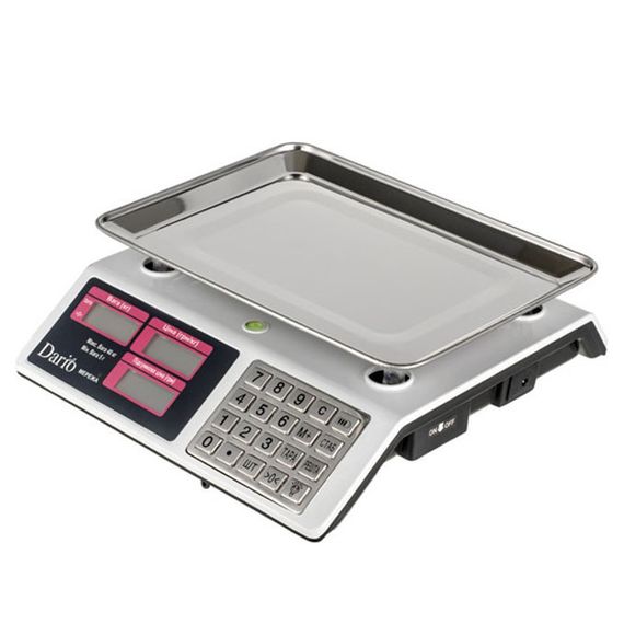 Весы торговые Dario DES-4V-40S с калькулятором и аккумулятором FX-25 | Зображення 1