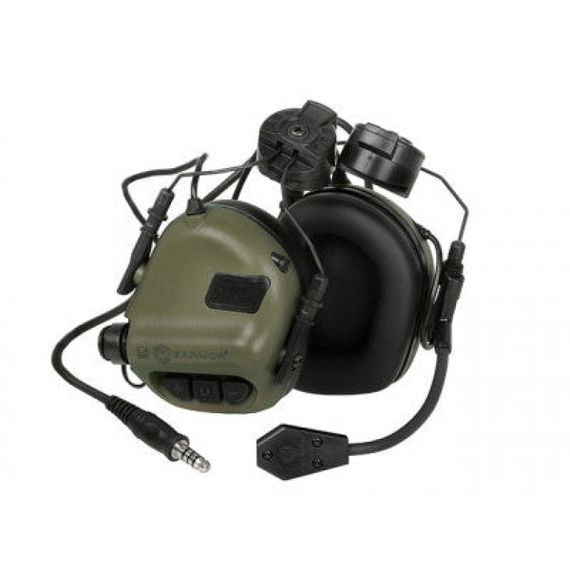 Активні навушники Earmor M32H MOD3 з бічним кріпленням+ кріплення чебурашки олива | Зображення 3